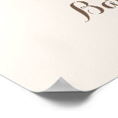 Bearly Wait Bruin Beer Ballon Baby shower Poster (Hoek)