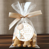 Bearly Wait Neutral Teddy Bear Sticker Baby shower