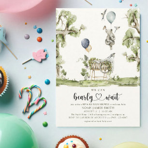 Bearly Wait Woodland Beer Jongen Sip & See Kaart