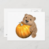BearPumpkin Briefkaart (Voorkant / Achterkant)