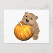 BearPumpkin Briefkaart (Voorkant)