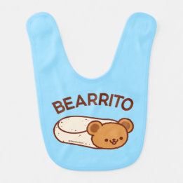 BEARRITO Teddy Bear Burrito Baby Bib Slabbetje