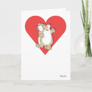 BEARS DANCING Valentines by Boynton Feestdagen Kaart