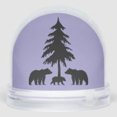 Bears in the Woods Sneeuwbol (Achterkant)
