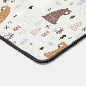 Bears mignonne dans le Motif Woods (Coin)