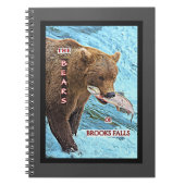 Bears of Brooks Falls Carnet vierge (Devant)