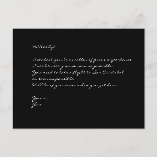 Bear's Pit "Gus a besoin de toi..." Carte postale (Devant)