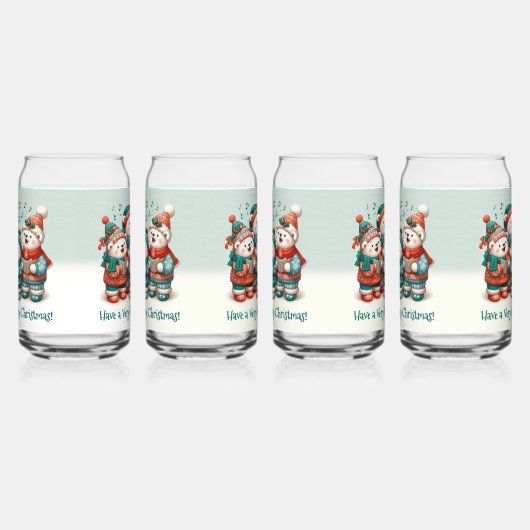 Bears Polar mignon chante Avoir un Noël de très Bé (Droite)