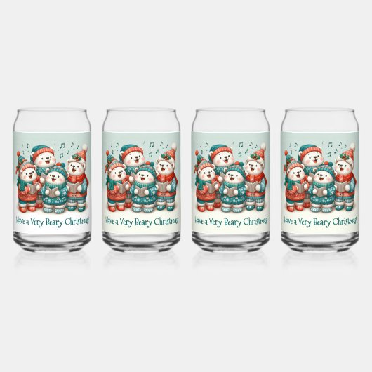 Bears Polar mignon chante Avoir un Noël de très Bé (Recto)