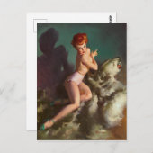 Bearskin Pin Up Briefkaart (Voorkant / Achterkant)
