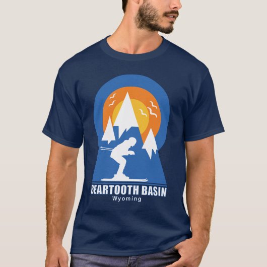 Beartooth Basin Ski Sunset T-shirt (Voorkant)