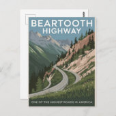 Beartooth Highway Briefkaart (Voorkant / Achterkant)