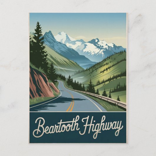 Beartooth Highway  Briefkaart (Voorkant)
