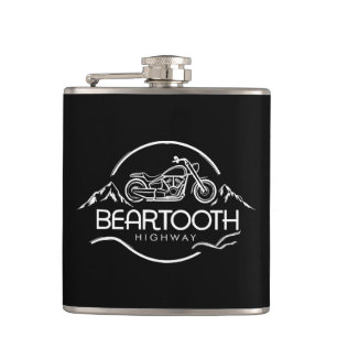 Beartooth Highway Montana Wyoming Motorcycle Heupfles