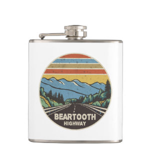 Beartooth Highway Montana Wyoming Mountains Heupfles