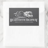 Beartooth Highway Recreational Vehicle Rechthoekige Sticker (Tas)