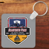 Beartooth Pass Motorfiets US 212 01 Sleutelhanger (Achterkant)