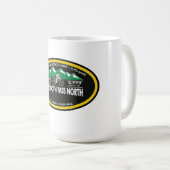 BEARTOOTH PASS NORTH-RED LODGE, MT -"OVAL" KOFFIEMOK (Voorkant rechts)