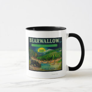 Bearwallow Apple Crate LabelHood River Mok