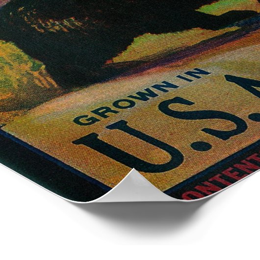 Bearwallow Apple Crate LabelHood River Poster (Hoek)