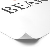 Béary 1er anniversaire Pink Bear Affiche de bienve (Coin)