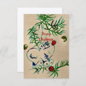 Beary Christmas Kaart (Voorkant / Achterkant)