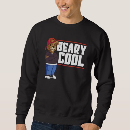 Beary Cool Bear Wildlife Animal Bear 1 Trui (Voorkant)