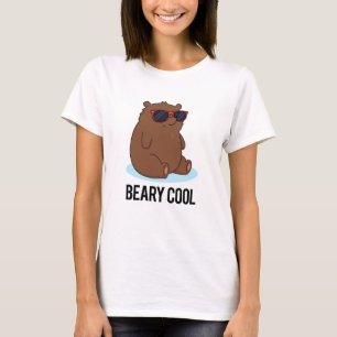 Beary Cool Funny Brown Beer Pun T-shirt