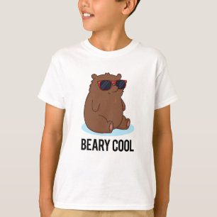 Beary Cool Funny Brown Beer Pun T-shirt
