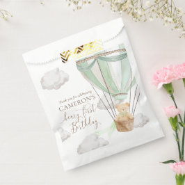 Beary eerste Beer Mint Hete Luchtballon Verjaardag Bedankzakje