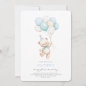 Beary First Birthday Kaart (Voorkant)