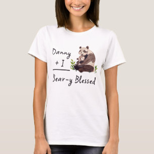Beary Gezegende Panda Moeder Shirt Bijpassend ba
