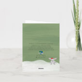 Beary kerst kaart (Achterkant)