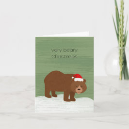 Beary kerst kaart