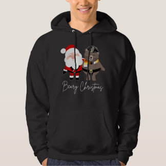 Beary Kerstcadeau Mannen Beer Hoodie