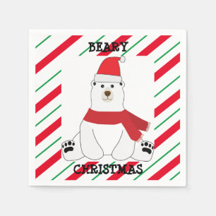 Beary Kerstparty Napkins Servet