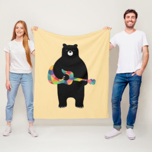 Beary Melodies Fleece Deken