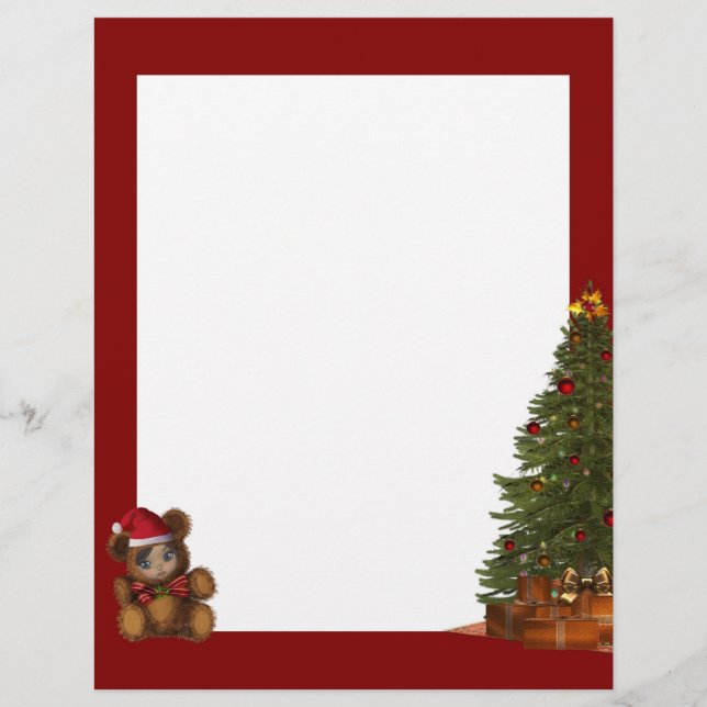 Beary Merry kerstbriefterhead (Voorkant)