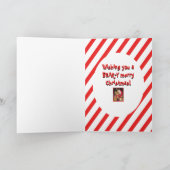 Beary Merry Teddy Bear Carte de voeux de Noël (Intérieur)