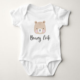Beary Schattige   bruin Romper