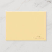 Beary Special Celebration Baby Show Registre Carte (Dos)