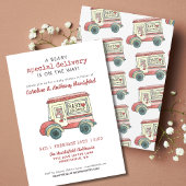 Beary Special Delivery Baby shower Kaart