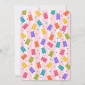 Beary Sweet Candy Gummy Bear Birthday Invitation (Dos)