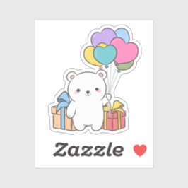 Beary Sweet Surprise | Tote bag Sticker