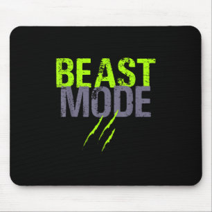 Beast Activated Mode op Funny Fitness Workout Gym Muismat