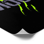 Beast Activated Mode op Funny Fitness Workout Gym Poster (Hoek)