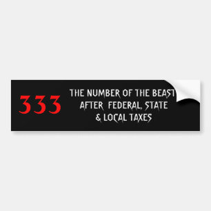 BEAST BUMPERSTICKER