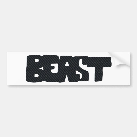 Beast Bumpersticker (Voorkant)