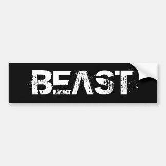 BEAST BUMPERSTICKER