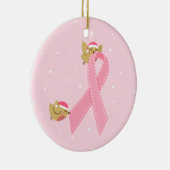 Beast Cancer Survivor Keramisch Ornament (Rechts)